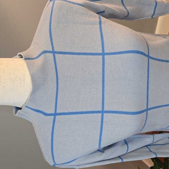 Loft Petites Light Blue Soft Pullover Mock Turtleneck Sweater Size XXSP - Picture 3 of 9